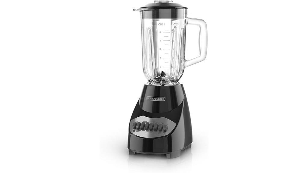 black decker 6 cup glass blender