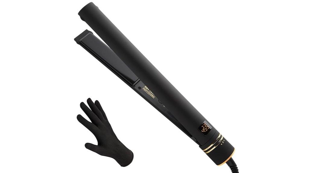 black gold 1 inch flat iron