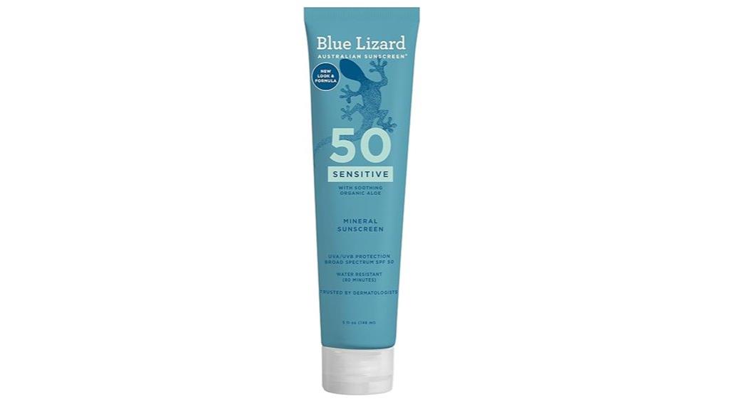 blue lizard zinc sunscreen