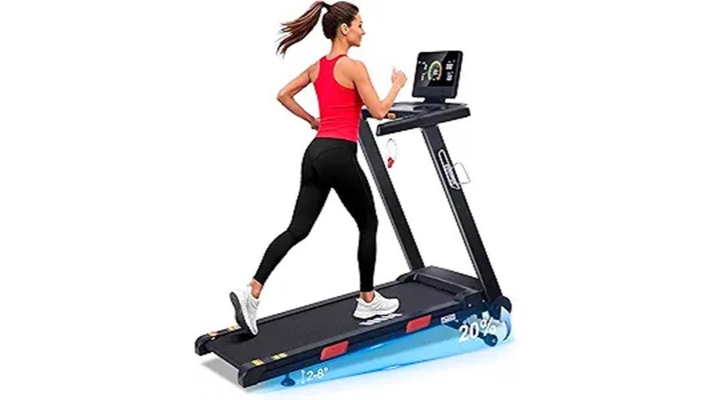 bluetooth enabled incline treadmill