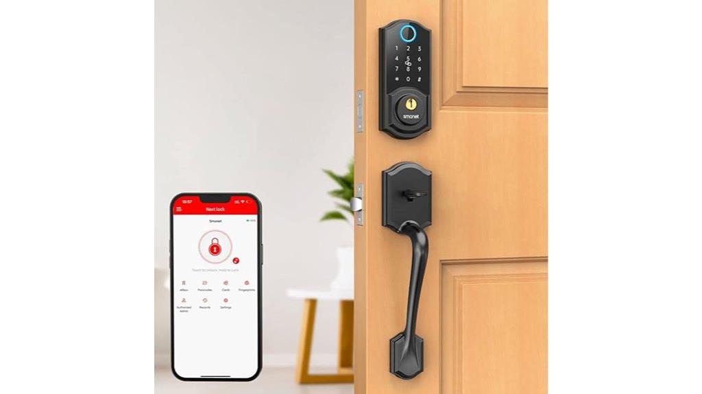 bluetooth keyless front lock