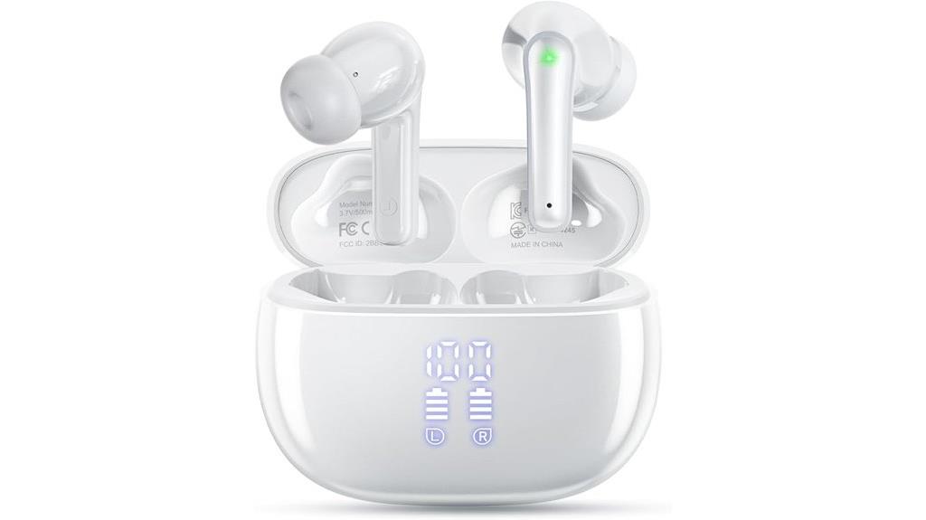 bluetooth waterproof long lasting earbuds