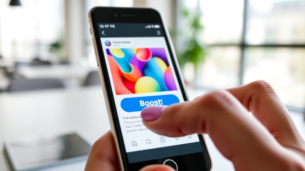 boost posts for wider engagement