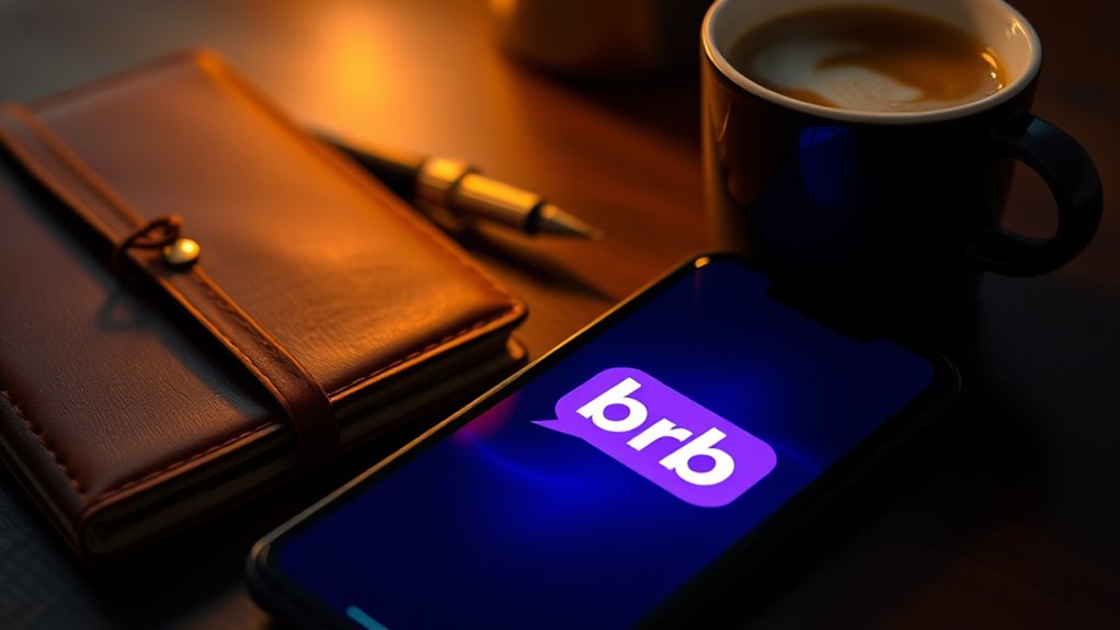 briefly returning beforehand