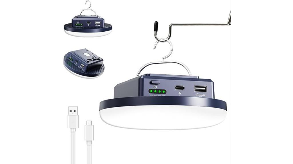 bright rechargeable camping lantern