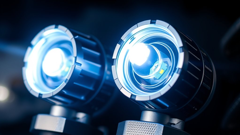 brightness compatibility beam durability