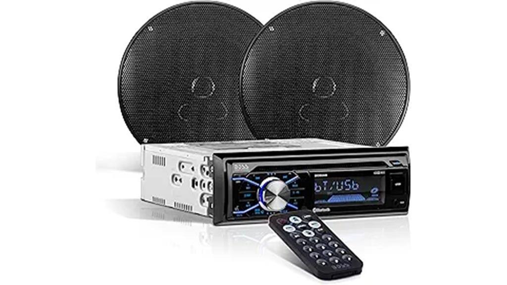 car stereo with 6 5 speakers