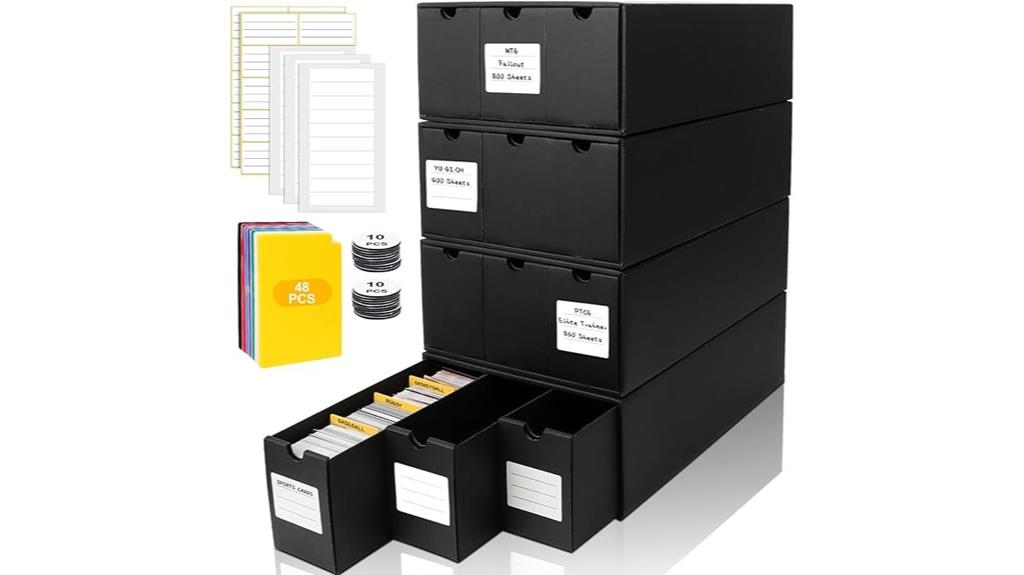 card organizer with compartments