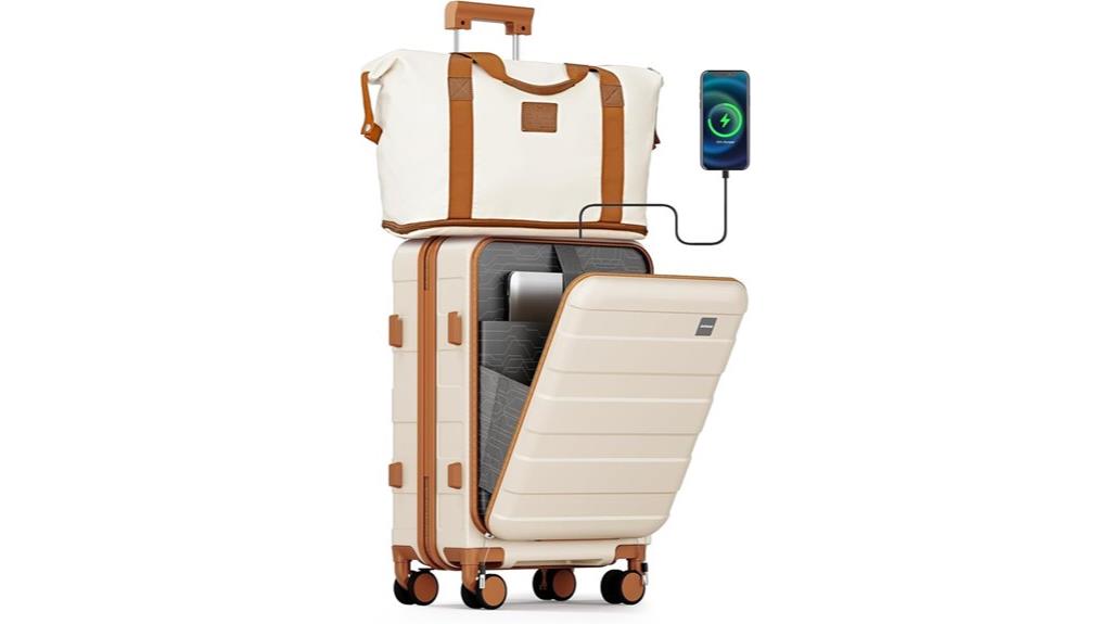 carry on luggage with tsa lock