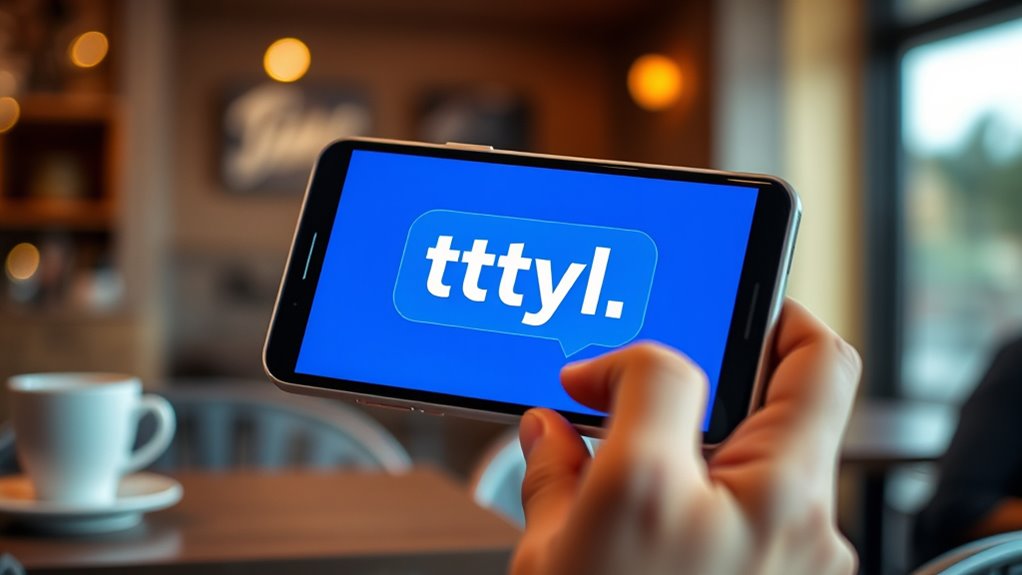 casual message sign off abbreviation