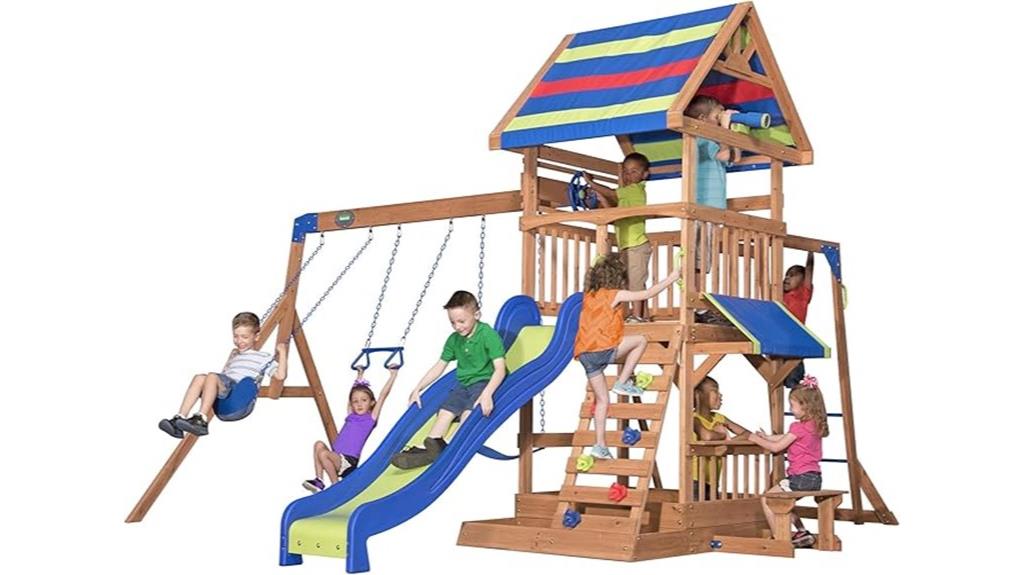 cedar beach swing set