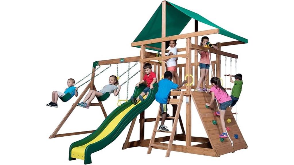 cedar swing set adventure