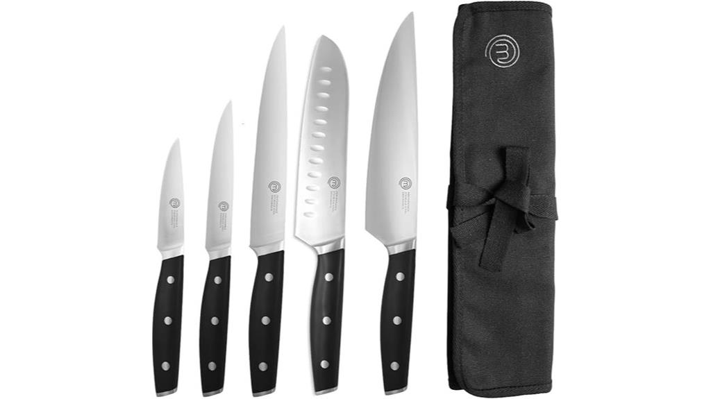 chef knife set with bag