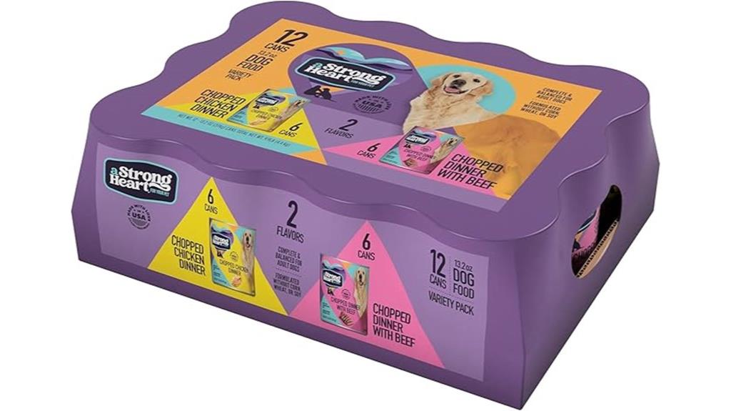 chicken beef wet dog food