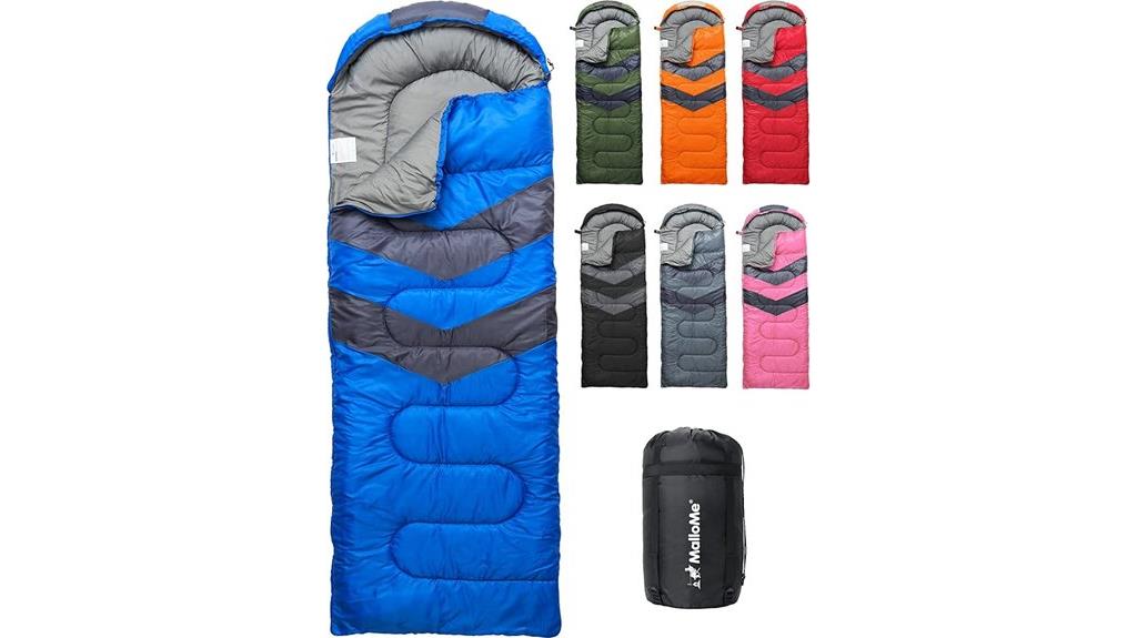 child and adult sleeping bags