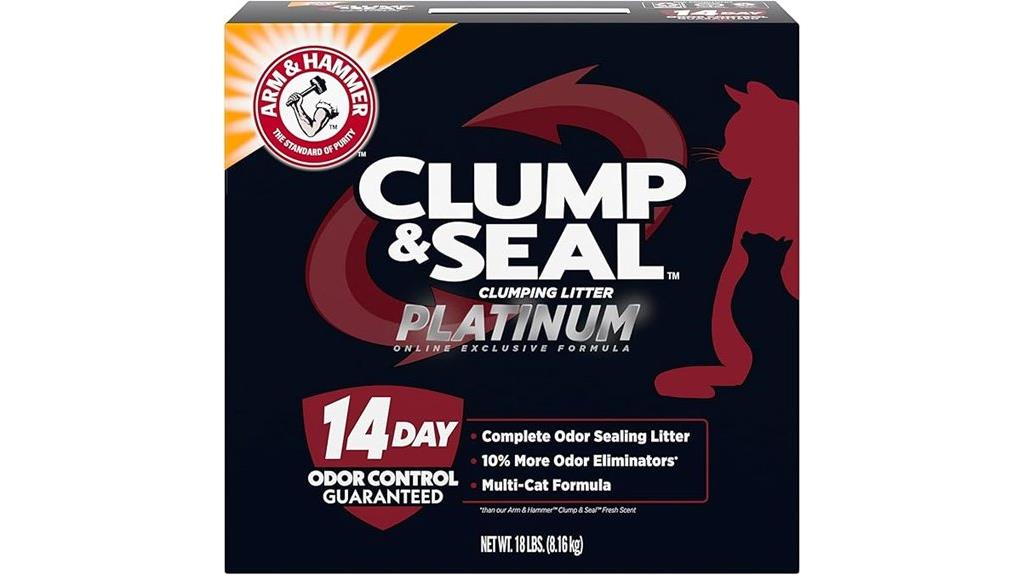clumping seal platinum litter