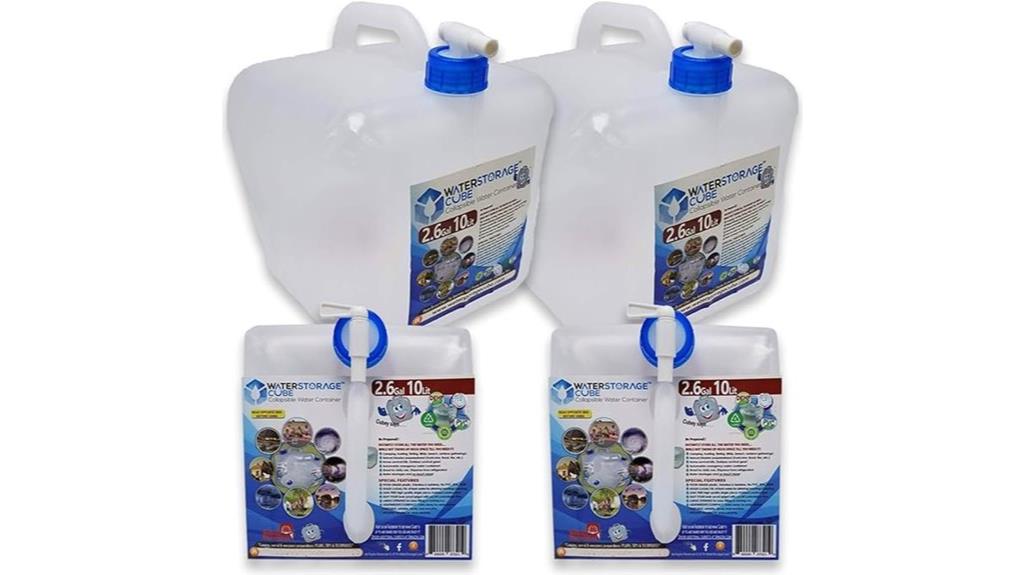 collapsible bpa free water container