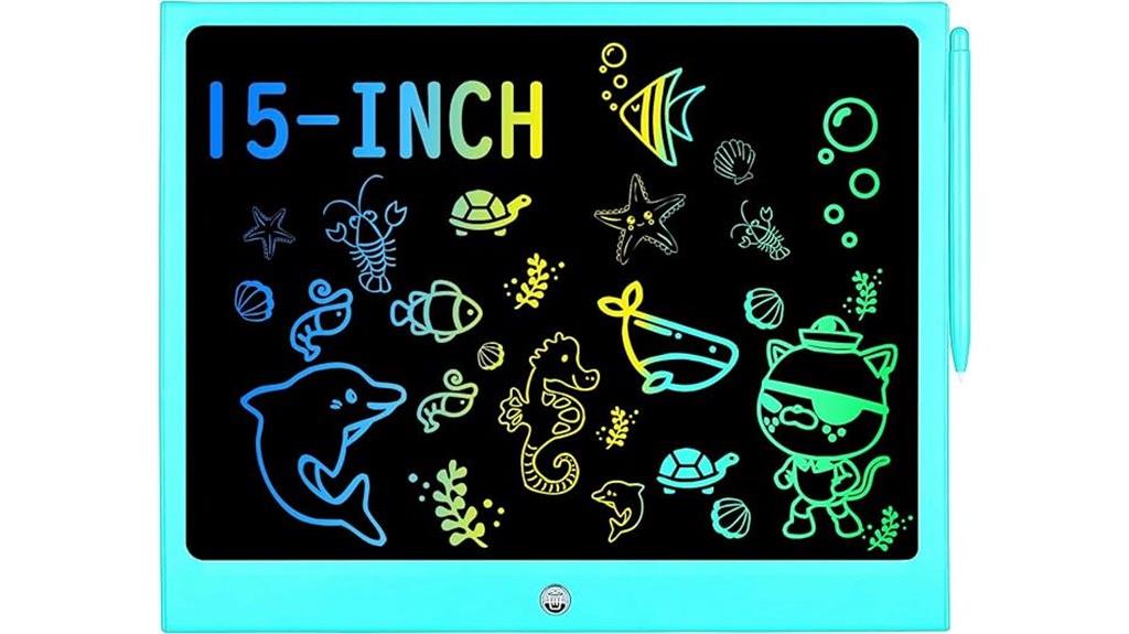 colorful 15 inch kids doodle