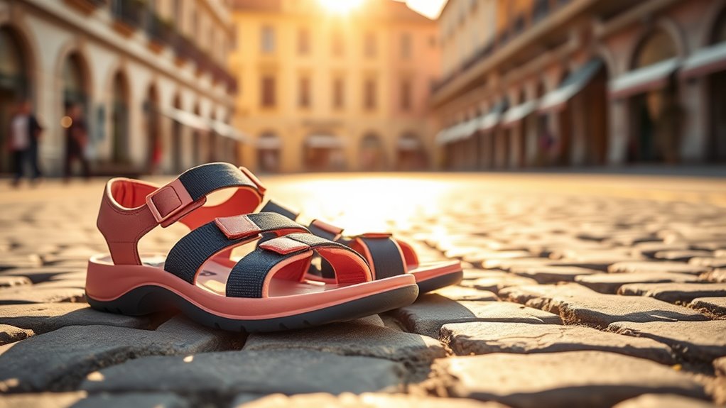 comfortable all day walking sandals