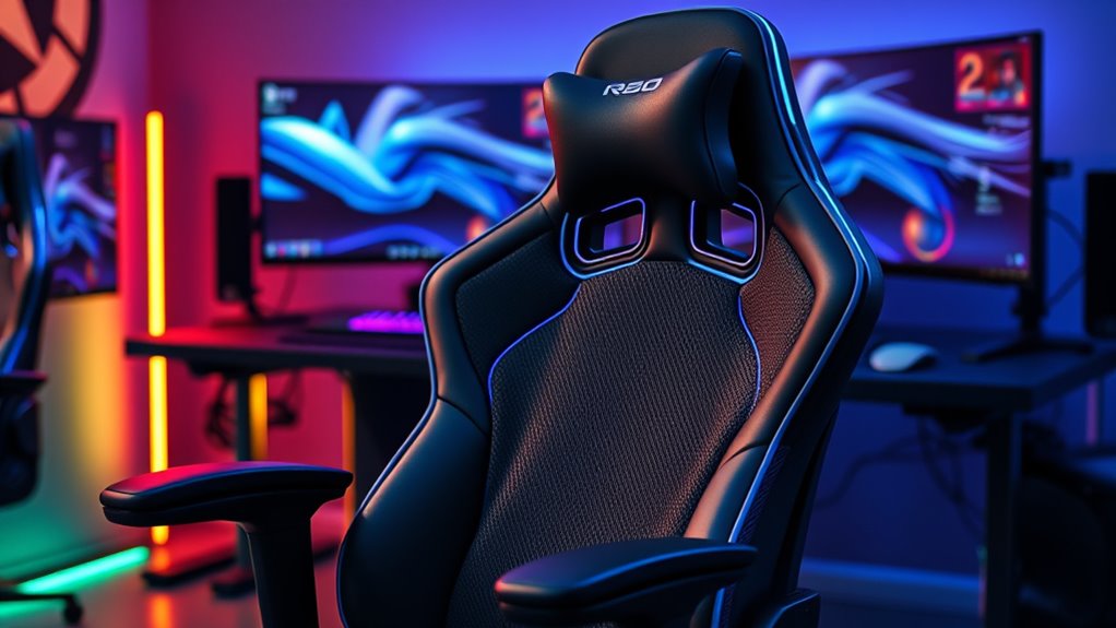 comfortable ergonomic adjustable features