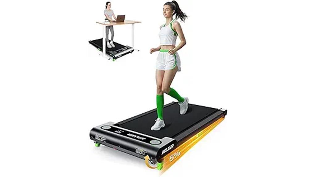 compact incline treadmill with remote