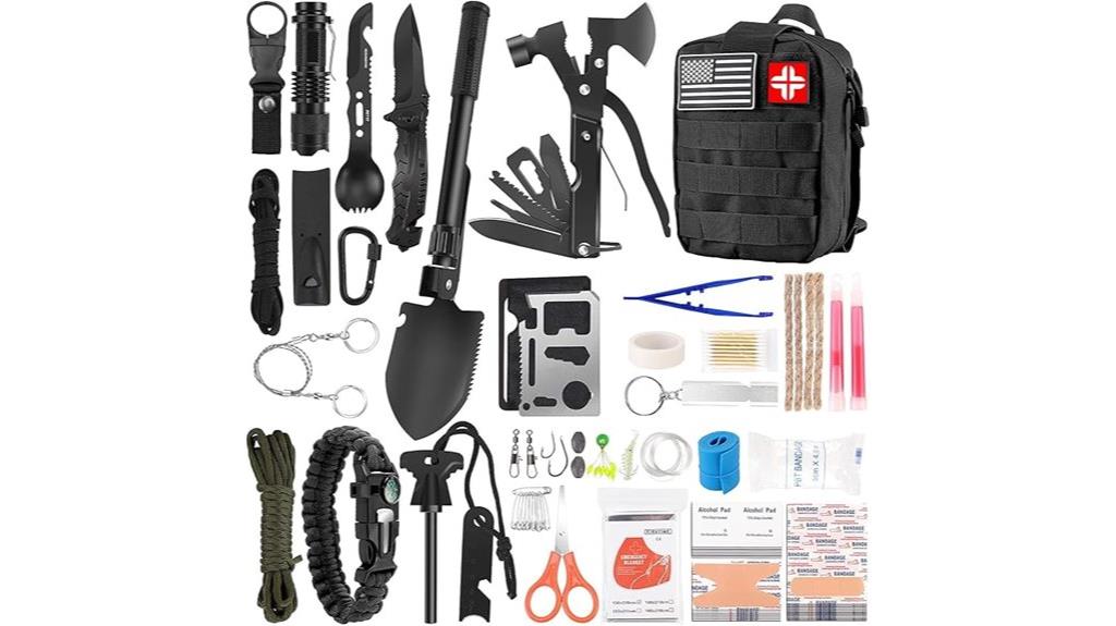 comprehensive 142 piece emergency kit
