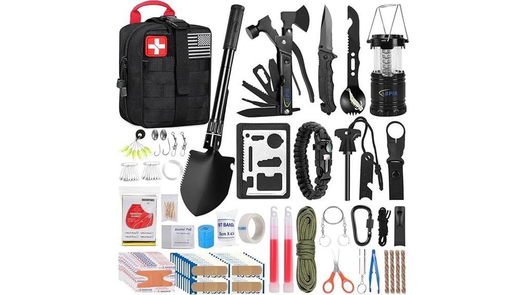 comprehensive 170 piece emergency kit