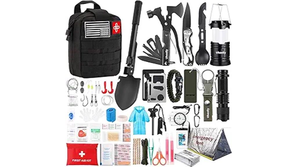 comprehensive 252 piece survival kit
