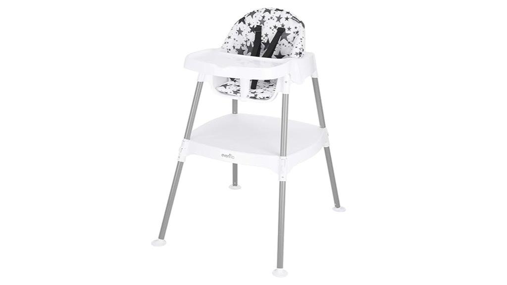 convertible polyester high chair