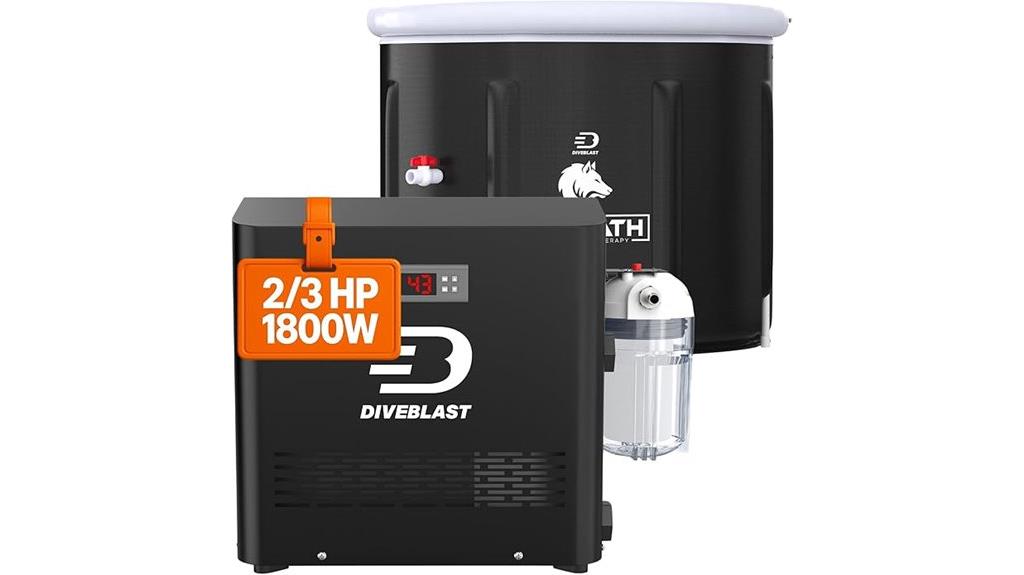 cooling water immersion tub