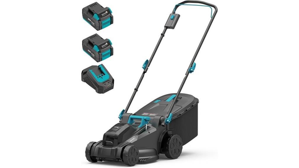 cordless dual battery mower