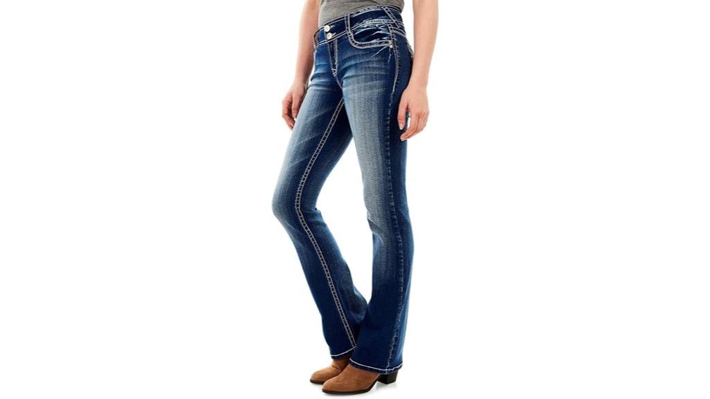 curvy bootcut jeans