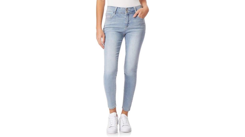 curvy high rise skinny jeans