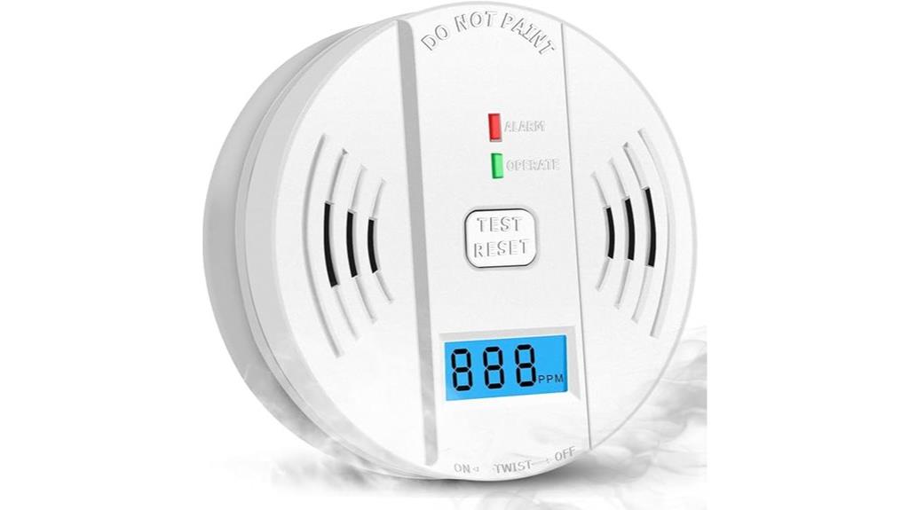digital carbon monoxide alarm
