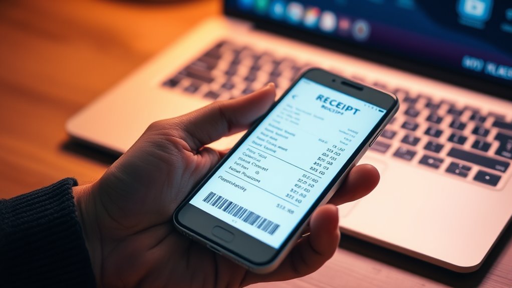 digital receipts ensure accountability