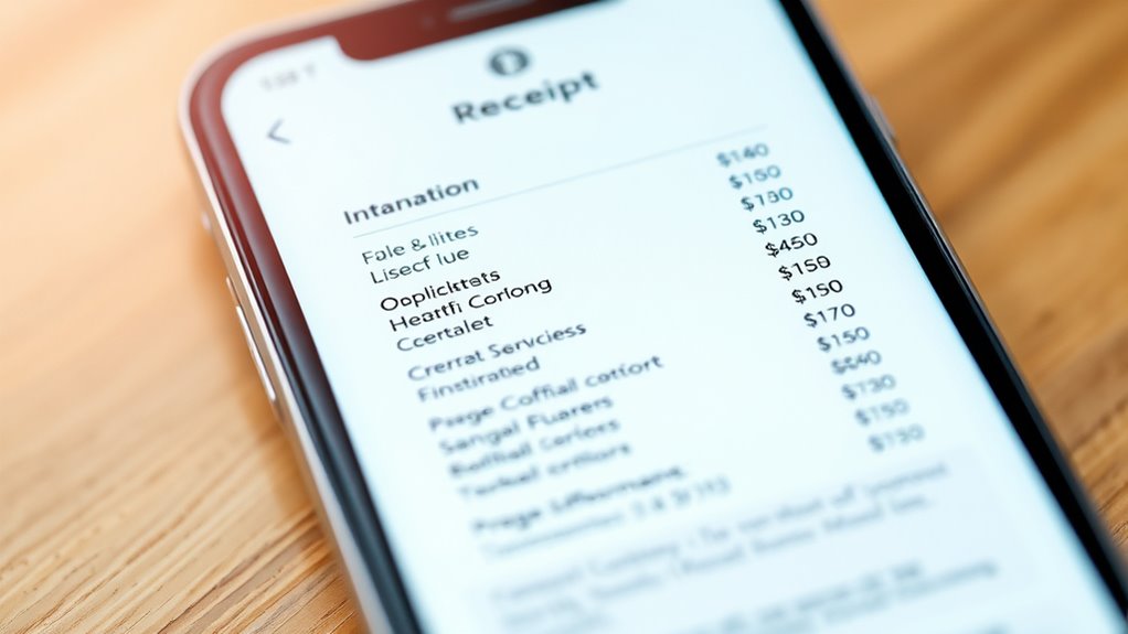 digital receipts for expense tracking