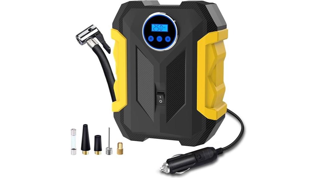 digital tire inflator led