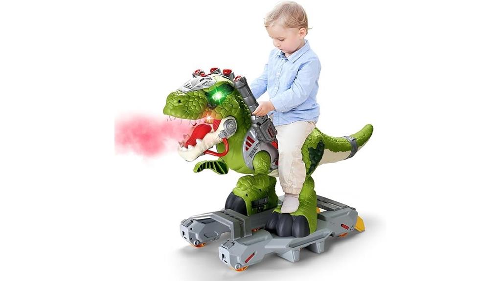 dinosaur themed kids ride cars