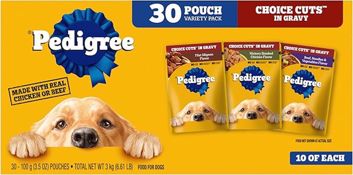 dog food 30 pouches