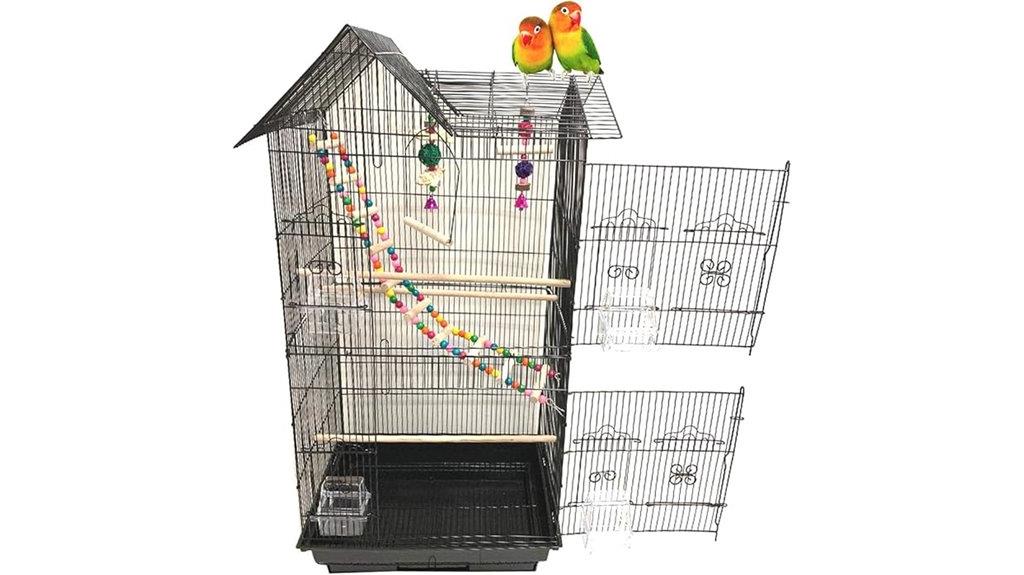 double roof bird cage