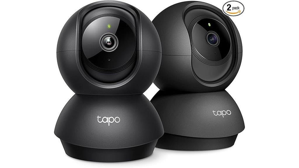 dual 2k indoor security cameras