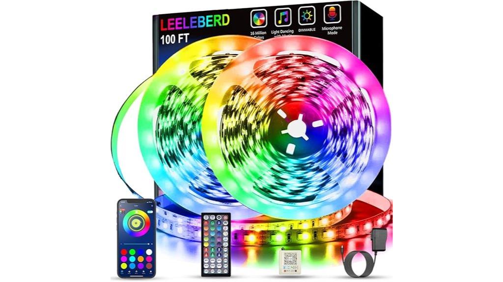 dual 50ft rgb strips