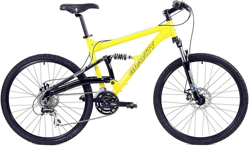 dual suspension mountain bike