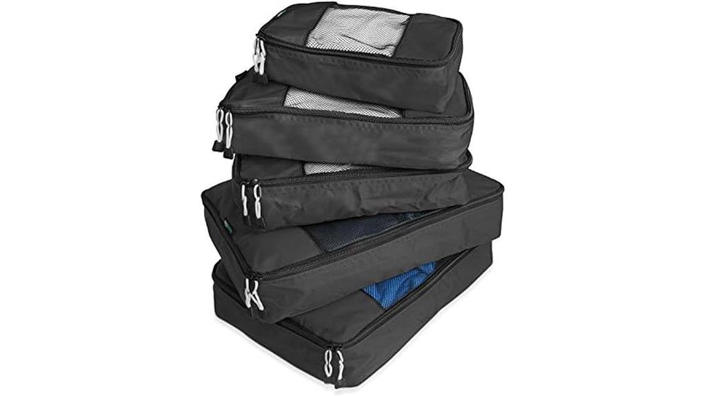 durable five piece travel set
