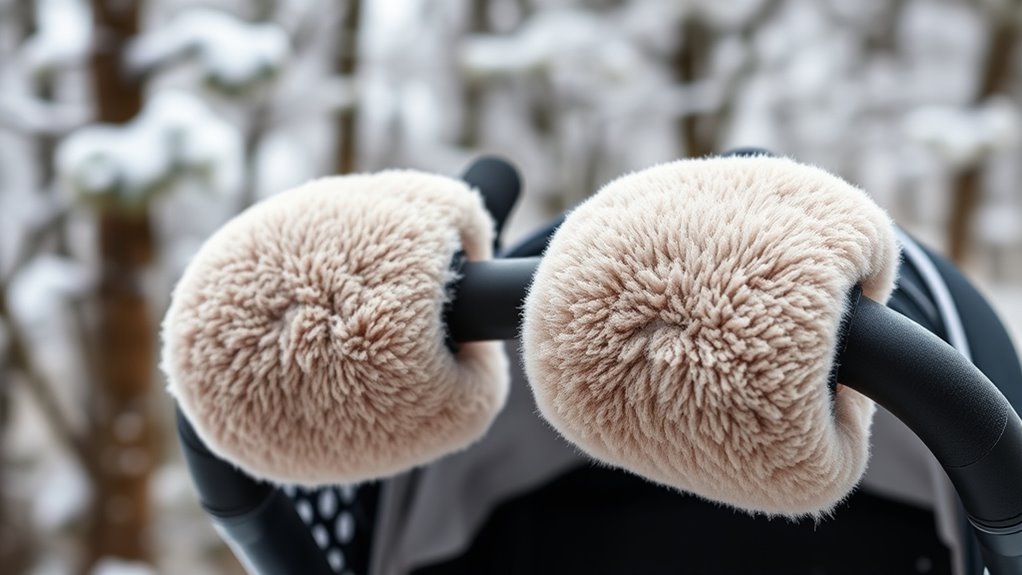durable insulated stroller muffs