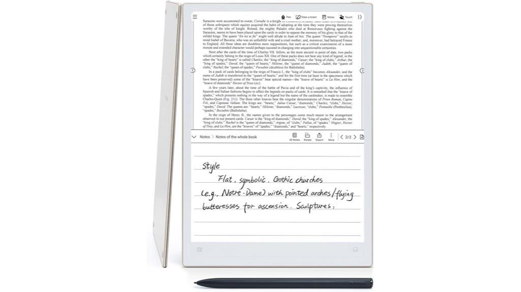 e ink voice enabled tablet