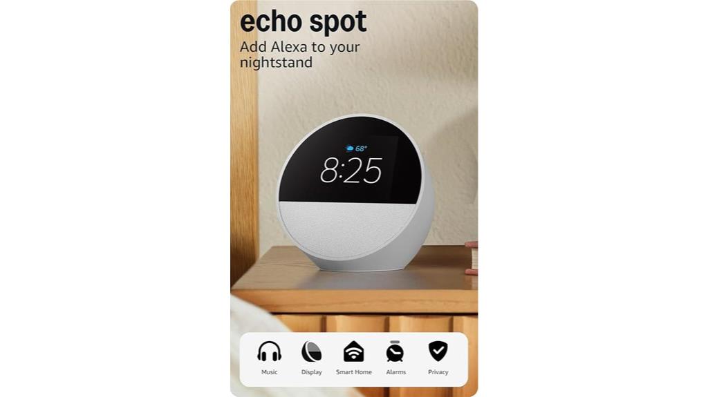 echo spot smart alarm