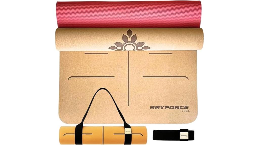 eco cork rubber yoga mat