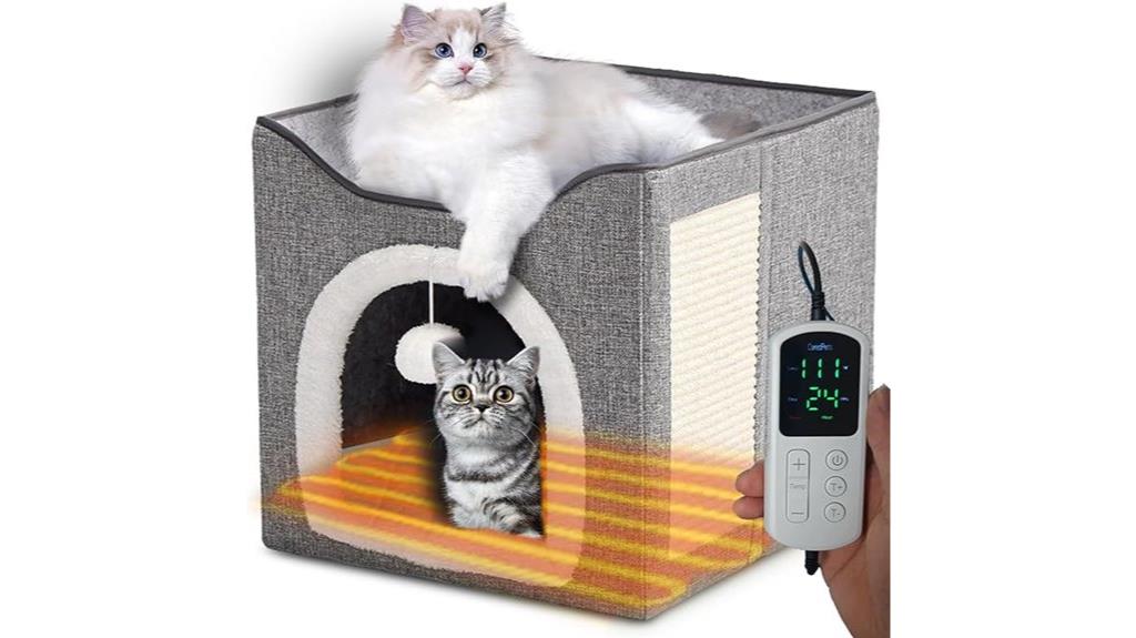 electric heated cat bed