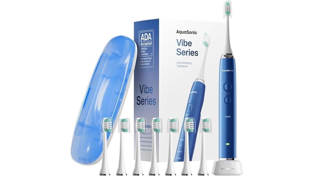 electric toothbrush with eight heads